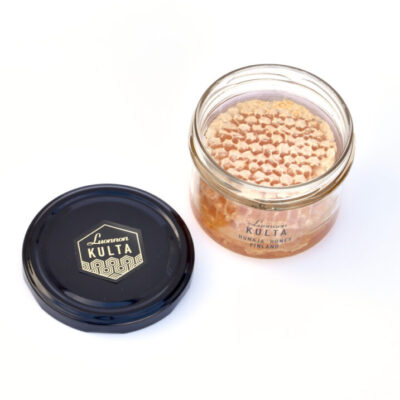 Comb Honey in glass jar